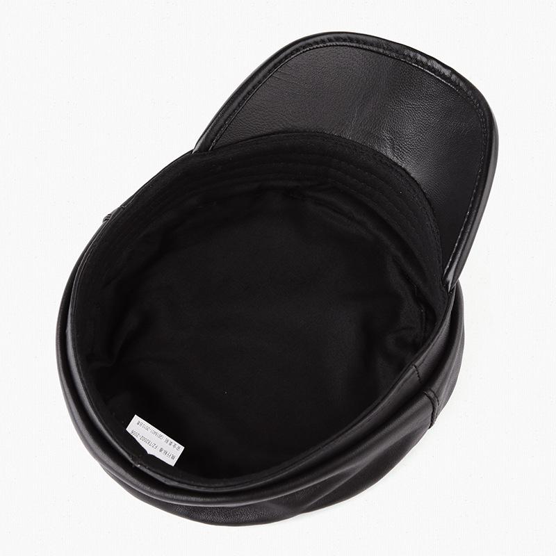 Осенне-зимняя повседневная восьмиугольная шляпа из овчины Кепка газетчика