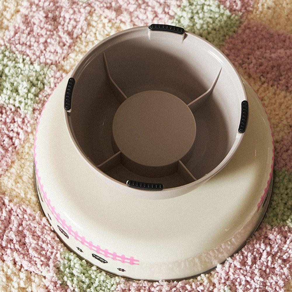 Cartoon Cat Food Water Bowl Anti Slip Elevated Cats Feeder Bowl  for Kitten/Puppy/Bunny