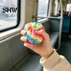 Tension Relief Hand Grip Colorful Bun Squeeze Toy, Soft Sensory Fidget Cute Anxiety Items Stress Toy for Adults Kids Christmas Stocking Stuffers