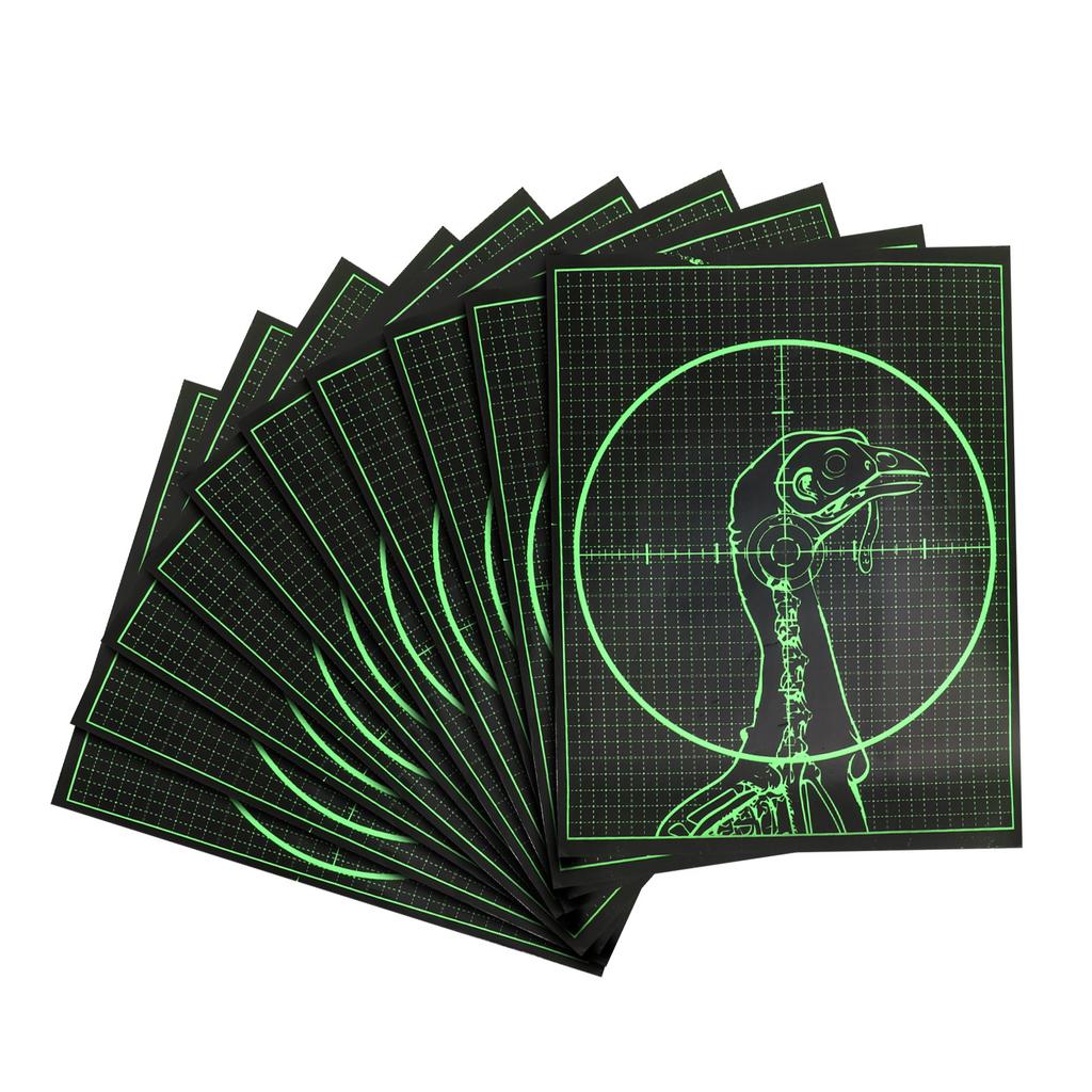 10 Pcs Outdoor Shooting Archery Target Paper Self Adhesive Archery Practicing Turkey Target Paper