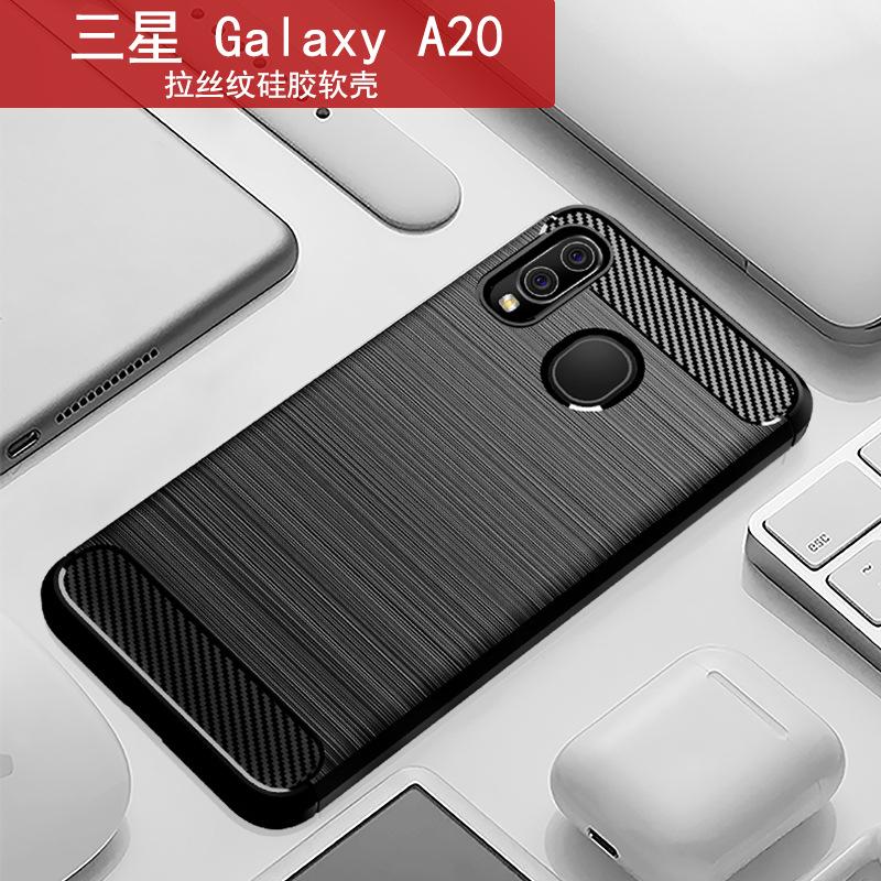 Применимо к чехлу для мобильного телефона Samsung Galaxy A11E, защитному чехлу Samsung A11E, противоударному чехлу с текстурой шлифованного углеродного волокна
