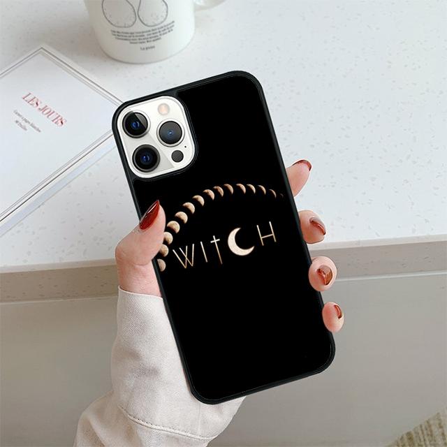 Чехол для телефона 'Ведьма Ведьмы Луна' для iPhone 17 Air 13 12 14 15 16 Чехол для Apple 14 15 16 Pro Max Plus Coque