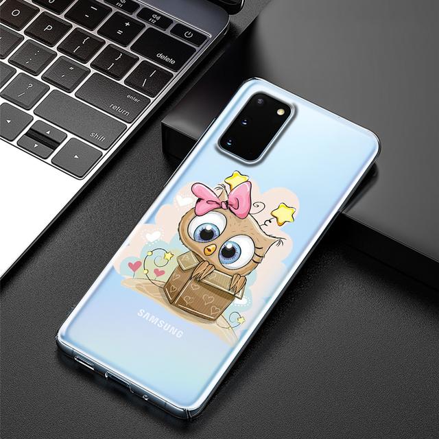 Cartoon Cute Owl Phone Case On For Samsung Galaxy A32 A52 A72 A 52 72 A22 A13 A33 4g 5g A52s A53 A50 A51 A70 A03 Silicone Cover