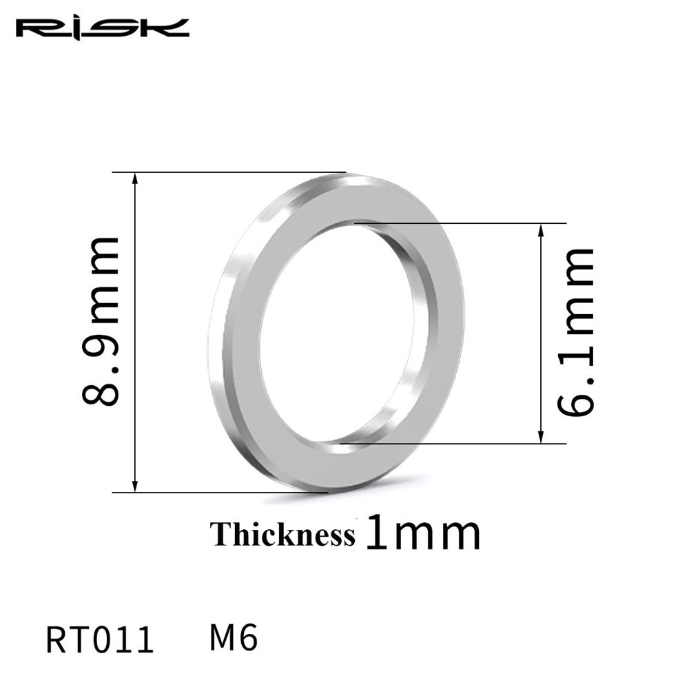 RISK Велосипедные болты шайбы M5 M6 MTB Дорожный велосипед Высококачественные детали Велоспорт на открытом воздухе