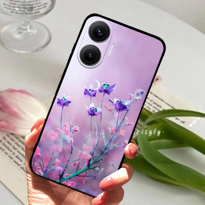 Чехол для POCO F7 Модный Силиконовый ТПУ Задняя Крышка Для Xiaomi Poco F7 F 7 5G Чехол для Телефона Мягкая Защитная Оболочка Capa Coque Fundas