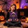 Cute Acrylic Collectibles Halloween Advent Calendar, 24 Day Haunted Countdown Box with Mini Compact Decor Figures, Spooky Collectible Toy Set
