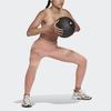 Adidas Леггинсы для фитнеса с логотипом и высокой талией, женские леггинсы красного и розового цвета HC2912