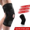Spring Compression Knee Support Sleeve Protector Elastic Kneepad Brace Springs Gym Sports Basketball Volleyball Running