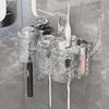 Wall-Mounted Toothbrush & Mouthwash Set: Electric Toothbrush Holder with Cup