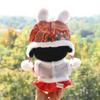 20CM Doll New Year's Clothing Red&white Mini Clothes New Doll Plush Cloak  20cm Cotton Doll