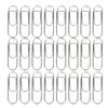 24Pcs Pencil Holder Clip Metal Paperclip Shape for Notebook Picture Stationery Supply