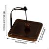 Cafe Napkin Holder Storage Rack Convenient Memos Organizer Tissue Wood Base for Dining
