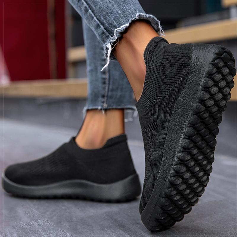 Fashion Shoes Women Slip On Sneakers Stretch Fabric Casual Zapatillas Mujer 2024 Vulcanize Shoes Women Loafers Women's Sports Sneaker