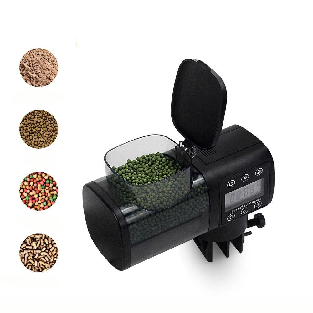 LCD Display Fish Tank Feeder 250ML/500M Automatic Fish Feeder Auto Fish Food Dispenser Small Tank