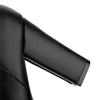 Женские сапоги на высоком каблуке осень и зима новые водонепроницаемые сапоги на толстом каблуке большого размера среднего размера