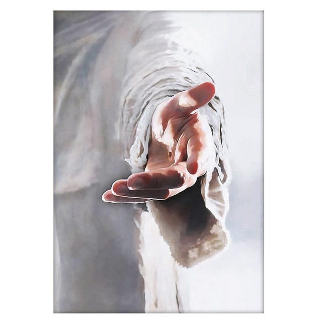 Скандинавский минималистский настенный рисунок католический христианский Святой Иисус HD холст постер печать для дома спальня гостиная украшение