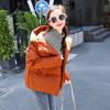 New cotton-padded clothes, students' autumn and winter warm jackets, loose thick hat collar, short women's cotton-padded clothes.
