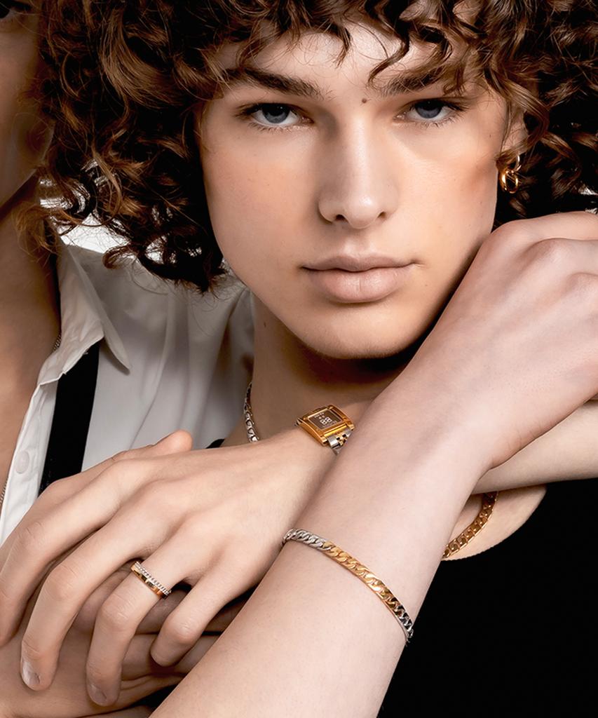 Begins Bb Curve Combination Chain Bracelet