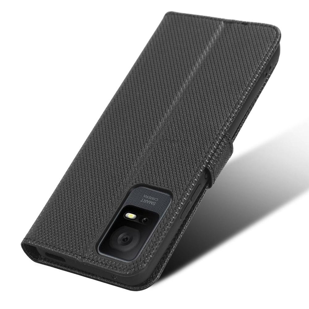 For TCL 405/406/408/T506D Shockproof Phone Case PU Leather Foldable Stand Flip Wallet Magnetic Clasp Phone Cover