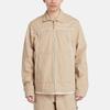 Timberland Solid Color Spliced Collar Long Sleeve Jacket Unisex Jackets Khaki A6BQT-269