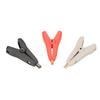 3Pcs P2005 Copper Gold Plated Alligator Clip LCR Kelvin Test Clip 10A