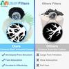 Фильтры для фонтанчика с водой для кошек ATUBAN для WF050&WF100, Фильтры-заменители для фонтанчика для домашних животных, Автоматическая поилка для собак