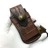 Convenient Foldable Knife Pouches Leather Cover Folding Knife Sheath Knife Accessories Suitable for 9x4.9cm Knife