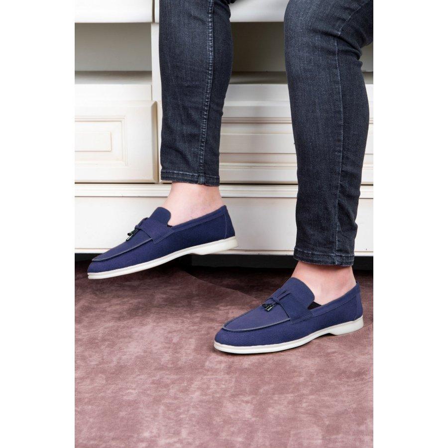 Мужские лоферы из натуральной замши