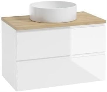 Wall-Mounted Bathroom Cabinet 80x50 Without Countertop for Sink, Modus