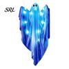 Indoor Outdoor Halloween Props Hanging Light Up Ghost Decoration, Large Spooky Flying for Horror Scene Layout Accessories Front Yard Patio Lawn Garden