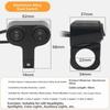 12~100V 7/8in Dual Button Control Aluminum Electric Vehicle Power-off Switch