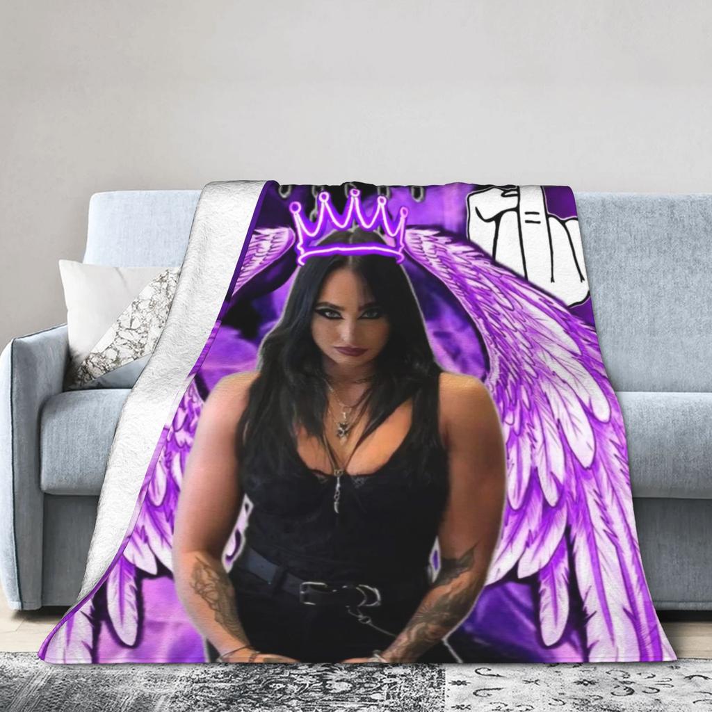 Теплое Мягкое ОдеялоДетское Одеяло для Путешествий на Самолете Rhea Ripley Мультяшное Искусство Плед Фланелевое Покрывало для Спальни Пушистое Покрывало для Дивана-Кровати