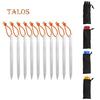 Durable Aluminium Alloy Nature Hike Peg Nail Tent Stake Fit Outdoor Beach