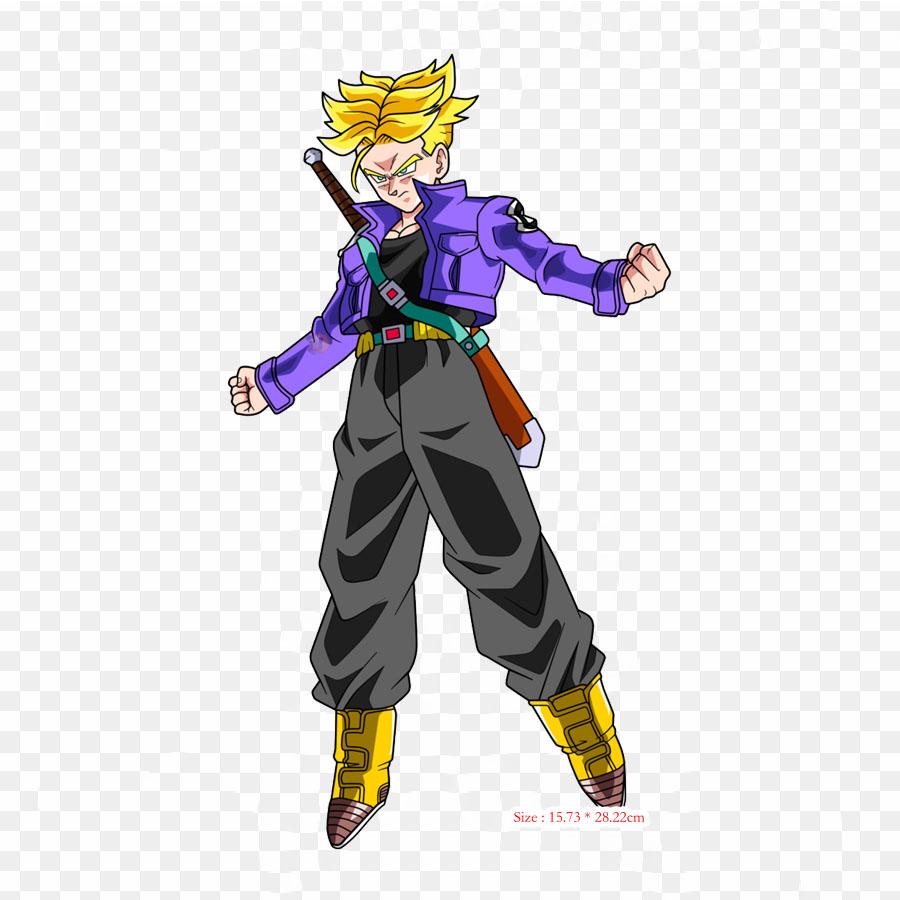 Patches For Clothes Bag Iron On Thermal Stickers Trunks Futur Render Trunks Goku Pattern Washable Heat Transfer