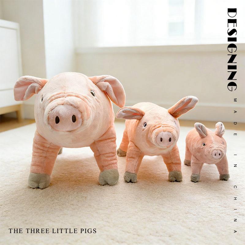25/40/60cm Cute Pig Plush Toy Cartoon Pig Plush Doll Stuffed Soft Animal Pig Doll Home Room Decor Birthday Gift