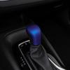 1PCS Cover Trim Blue ABS Console Gear Shift Knob For - Toyota Corolla