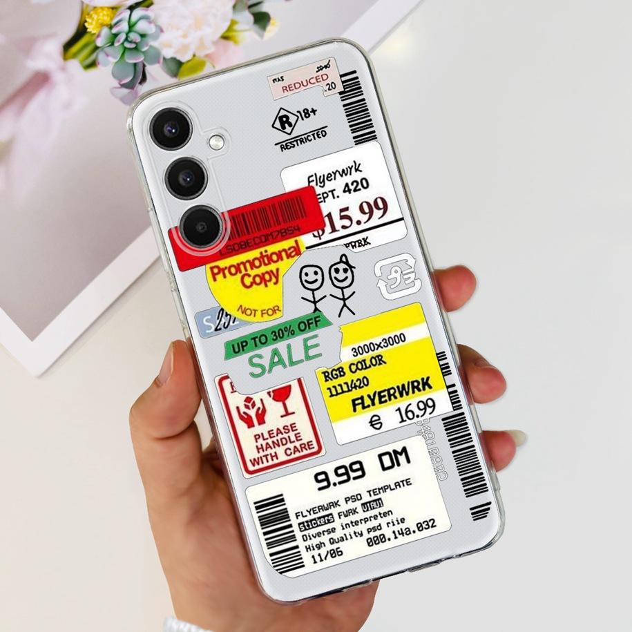 Silicone Case For Samsung Galaxy A14 A34 A54 5G Cover New Fashion Slim Soft Bumper For Samsung A34 5G SM-A346B A 34 Phone Fundas