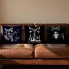 Band MMayhem Cushion Cover Soft Reversible  Durable Pillow Cover  MultiScene Use for Home  Car Daily Comfort