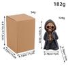 Halloween Standing Skeleton Man Ornaments Creative Halloween Horror Mask Man Resin Crafts Ornaments