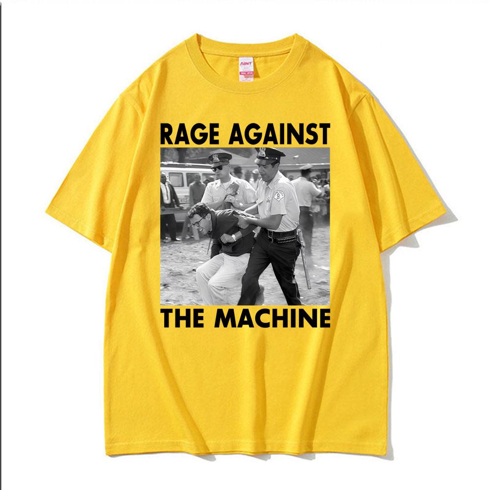 Bernie Sanders Funny Meme Tshirts Rage Against The Machine Graphics T Shirt Men Women Summer High Street Short Sleeve T Shirts