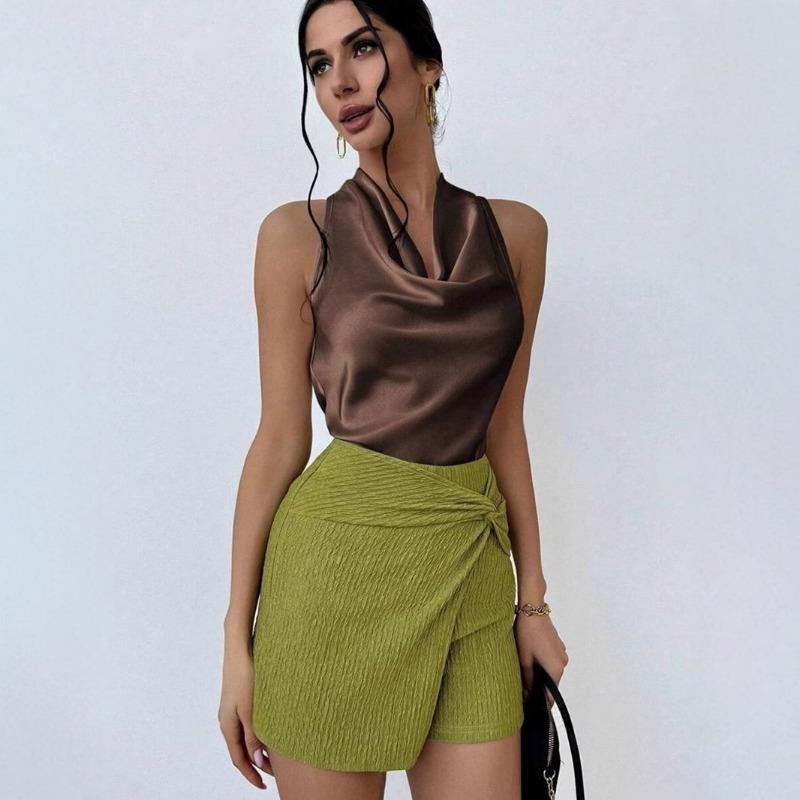 Женская летняя мода новый сексуальный топ без рукавов