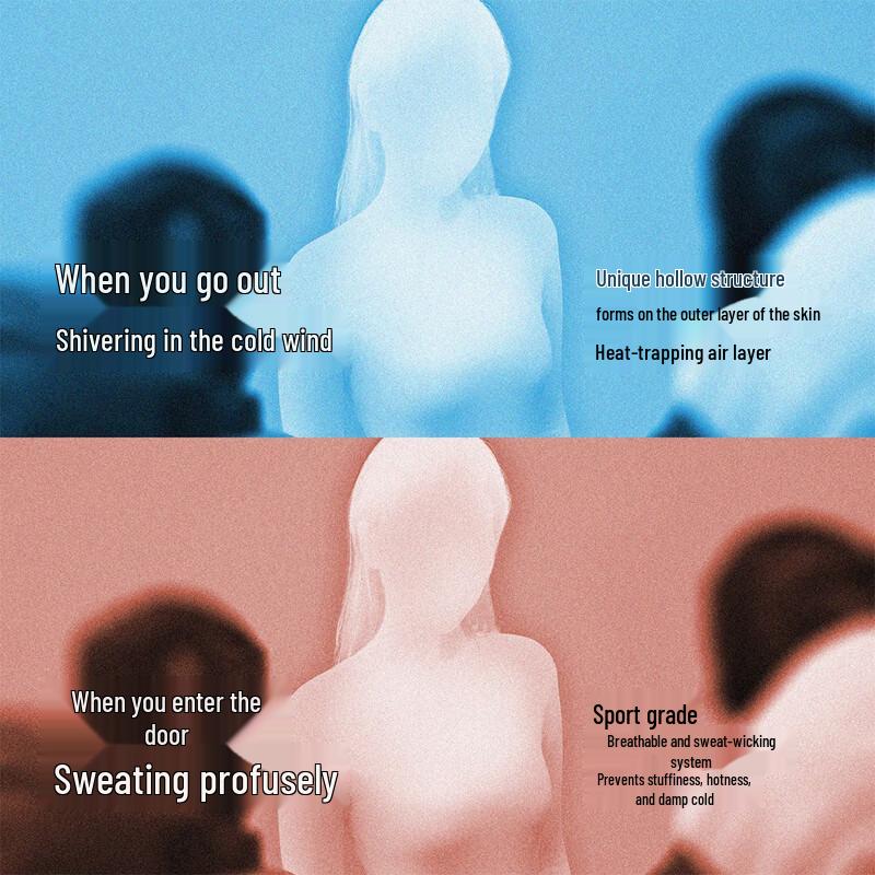 YOUKESHU Men's Thermal Underwear Pants with Velvet and Silk Blend