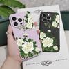 Чехол для телефона «Ветки пионов» для iPhone 17 16 16e 15 14 13 Plus Pro Max Mini Силиконовый чехол