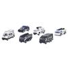 SWAT Car Set 1:64 Alloy Metal Portable Children"s Educational Toys Die Casting SWAT Car Police