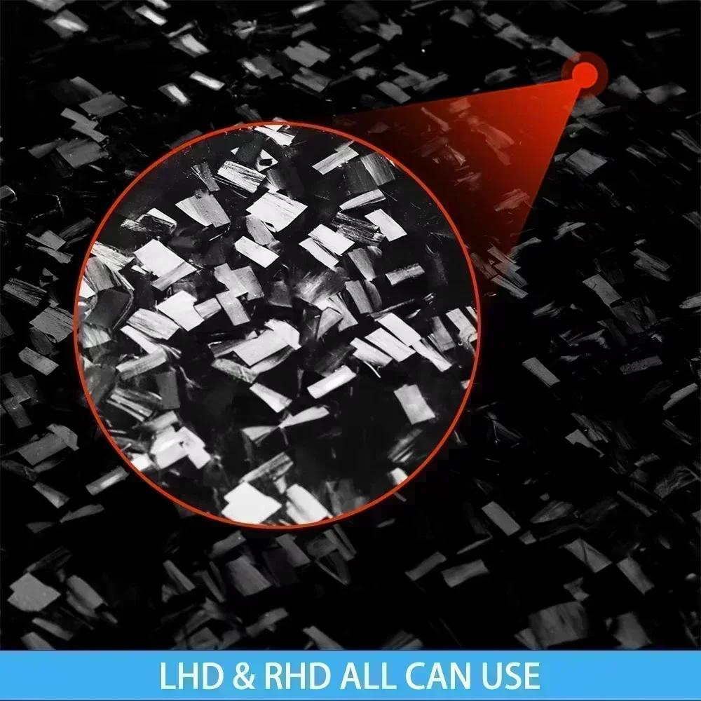 Автомобильные аксессуары из углеродного волокна, полоса на приборную панель, модифицированная крышка внутренней отделки, мягкая наклейка для Toyota Tundra Sequoia 2007-2013