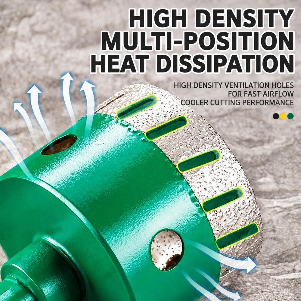 Dry Cutting Diamond Hole Cutter Triangular Shank Stone Hole Saw Hole Saw Slate Cutting