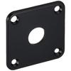 Scud Side Jack Plate, Plastic, Square, Black, P-100B