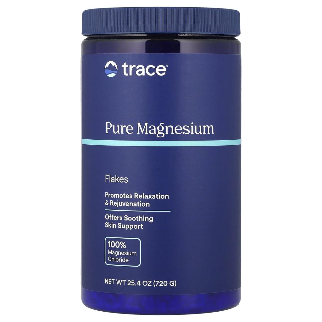 Trace, Pure Magnesium Flakes, 25.4 Oz (720 G)