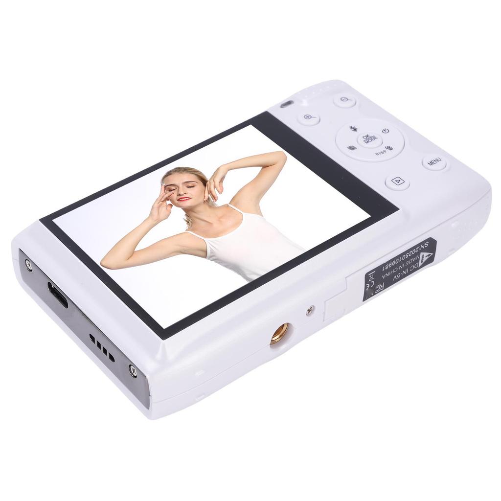 5K Digital Camera 72MP 16X Zoom 2.8 Inch LCD Screen AF Auto with Flash Light WiFi Camera for Travel Photography