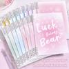Gradient Color Binder Notebook Detachable Notepad Durable Loose-leaf Notebook  Studnets